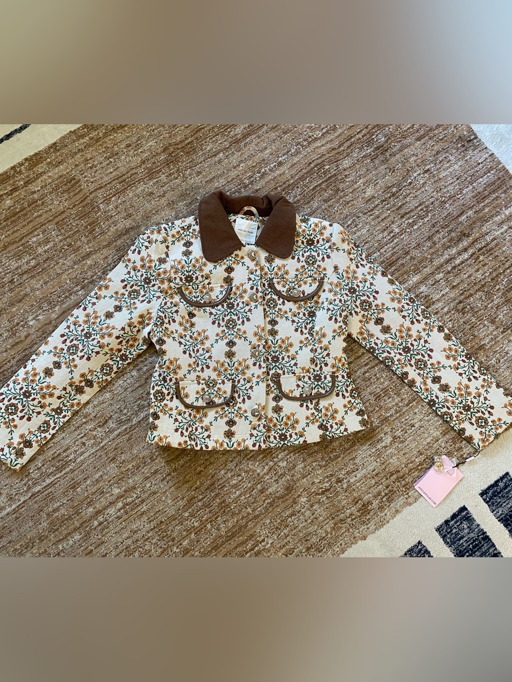Avec Les Filles Floral Tapestry Barn Coat - Picture 2 of 7
